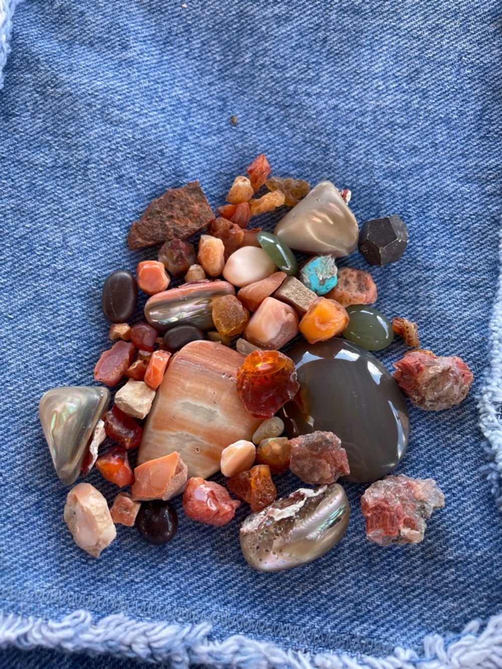 ♦️Bag of Miscellaneous Rocks, Shells, Stones, etc| For Crafting & Jewelry Making